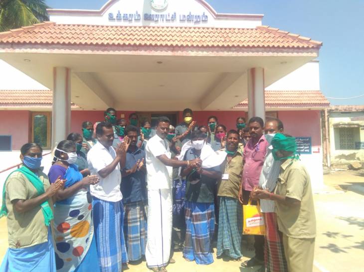 கொரோனா நோய் தடுப்பு பணியில் நம் ஊராட்சிமன்றத் தலைவர்கள்