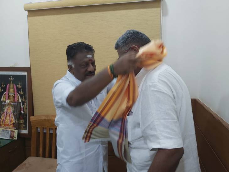 மாண்புமிகு துணை முதல்வருடன்- ஜமீன்தார் திடீர் சந்திப்பு.