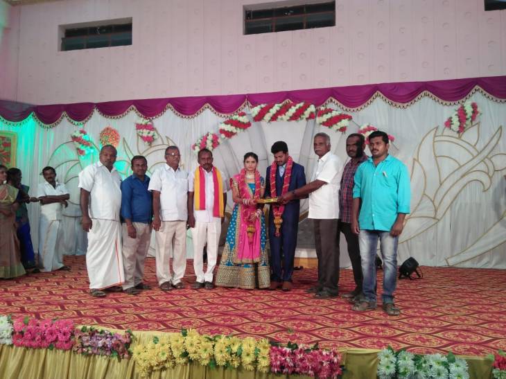 கவுந்தப்பாடி தம்மநாயக்கர் இல்ல திருமணவிழாவில் திரு.கொ.நாகராஜன்.