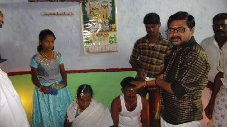 செட்டிகுறிச்சி திரு.சின்ன அழகர் இல்ல திருமண விழாவில் அதிமுக பிரமுகர் திரு.காசிராஜன்