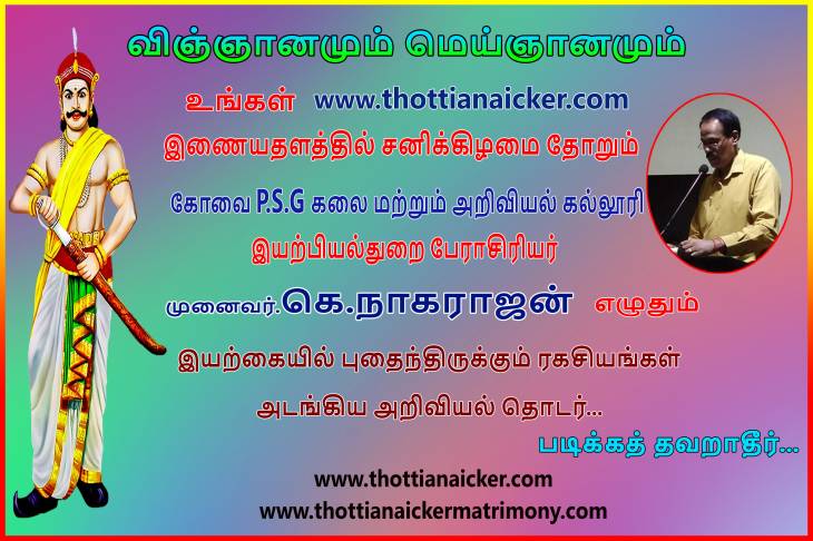 பேராசிரியர் நாகராஜன் எழுதும் விஞ்ஞானமும், மெய்ஞானமும் – பகுதி 6
