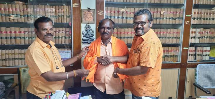 தென்னக ரயில்வே வழக்குரைஞராக வை.பெ.தனபால் நியமனம்!