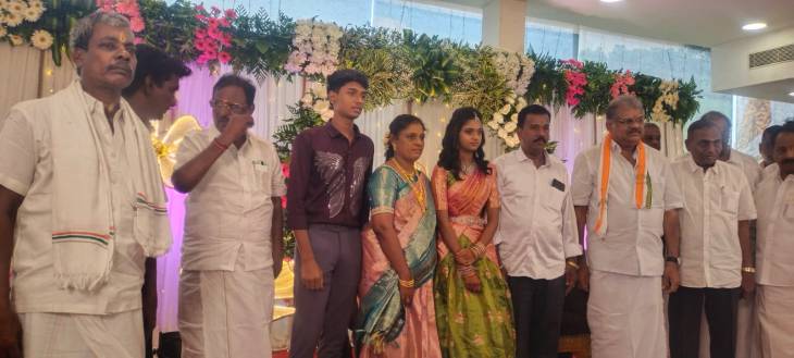 பால்ராஜ் நாயக்கர் இல்லவிழாவில் ஜி.கே.வாசன் நேரில் ஆசீர்வாதம்!